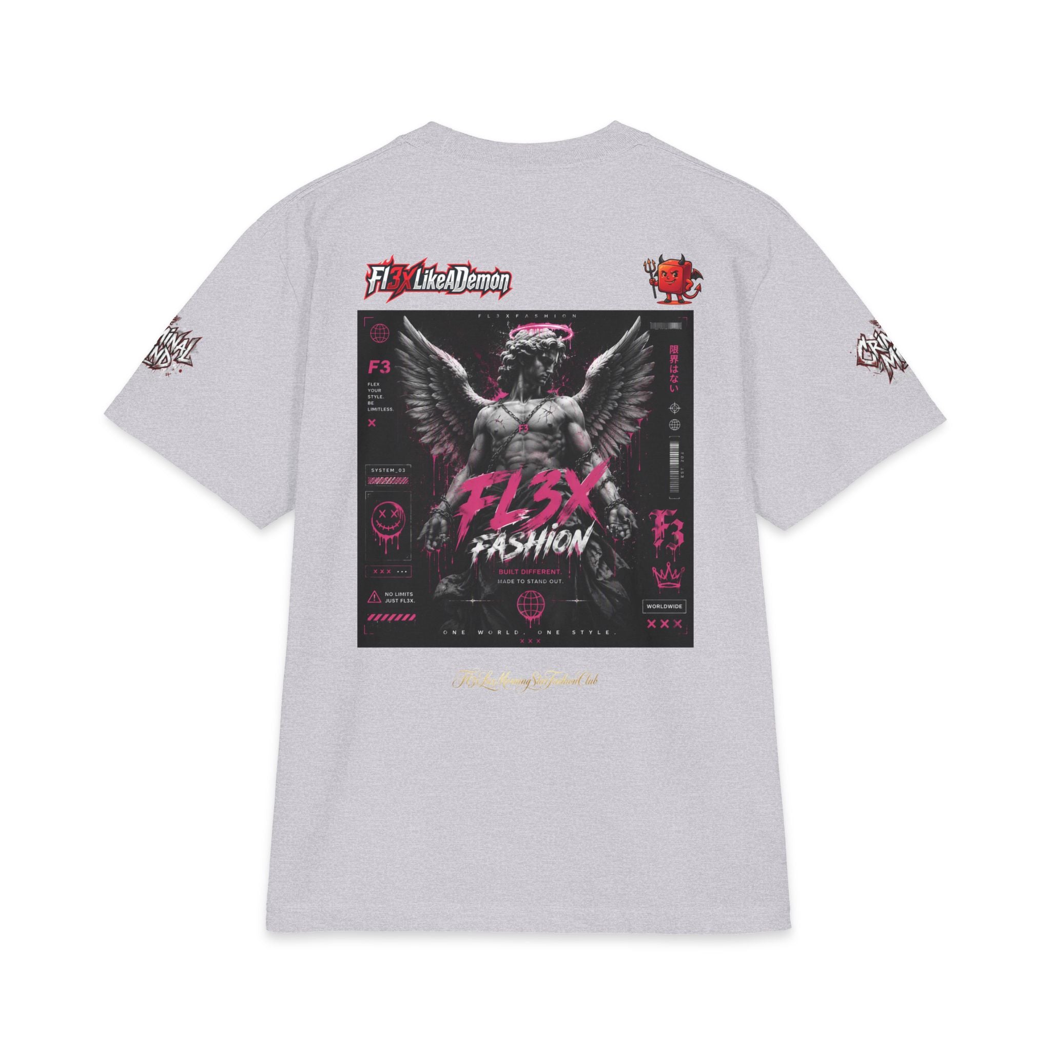 Angel Statue Graphic T‑Shirt — FL3X Fashion Streetwear