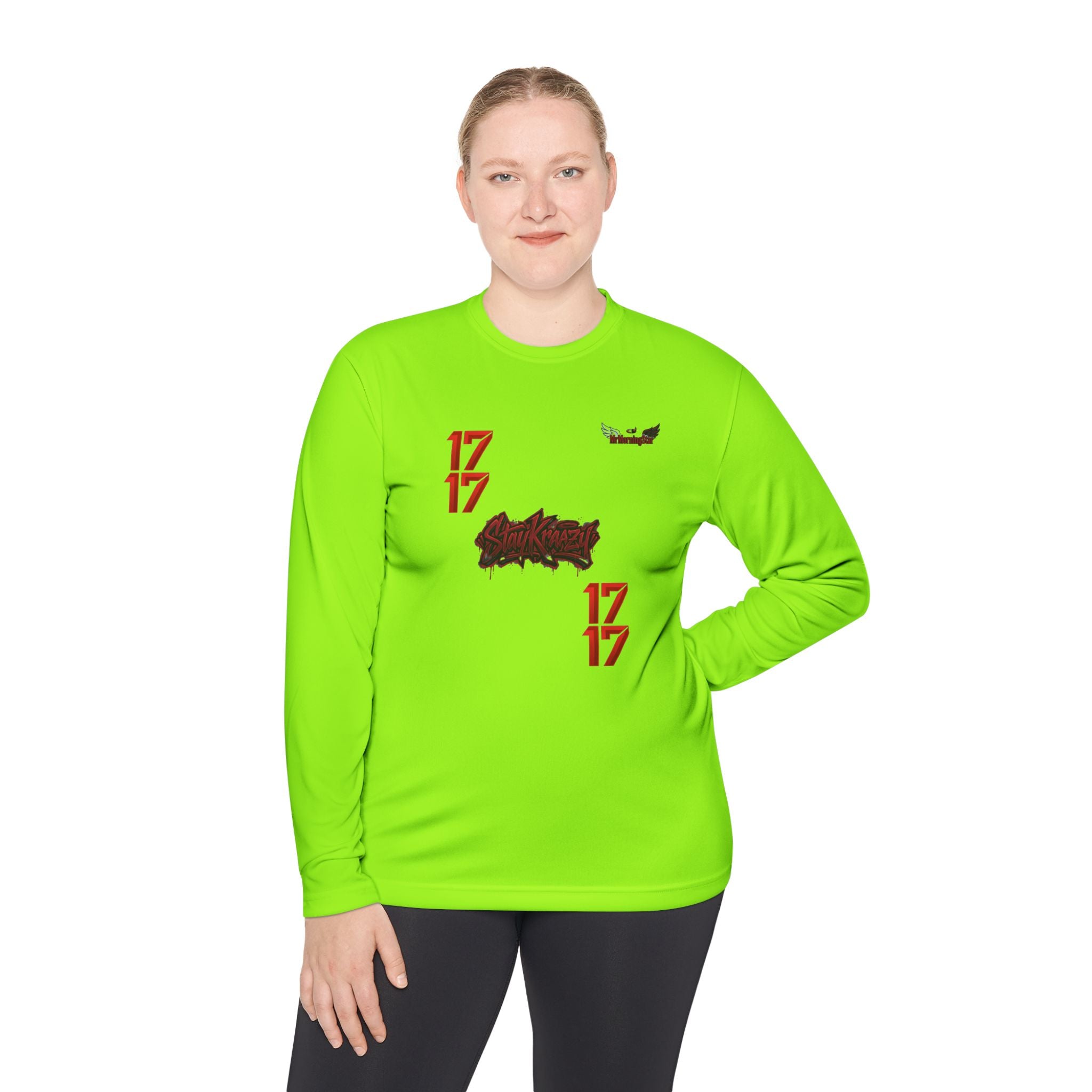 Drag Queen Portrait Long Sleeve Tee — Colorful Pop Art “17” Graphic