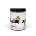 Soy Candle — "Halloqueen" Scented 9oz Jar (Pyramid & Gothic Design)