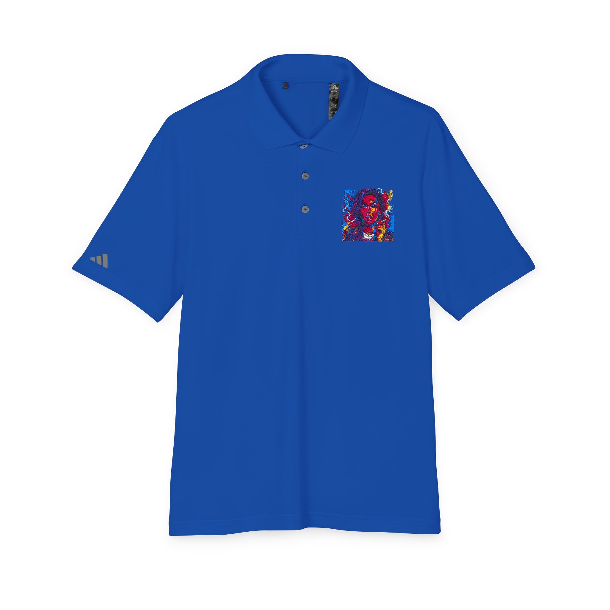 Abstract Color Portrait Polo Shirt