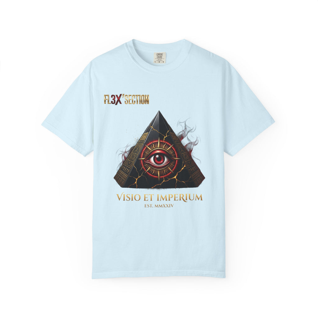 All-Seeing Eye Pyramid T-Shirt — "Visio Et Imperium" Graphic Tee