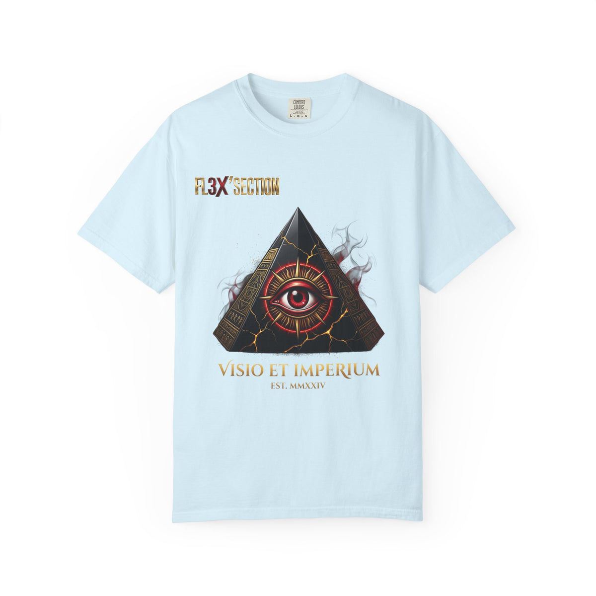 All-Seeing Eye Pyramid T-Shirt — "Visio Et Imperium" Graphic Tee