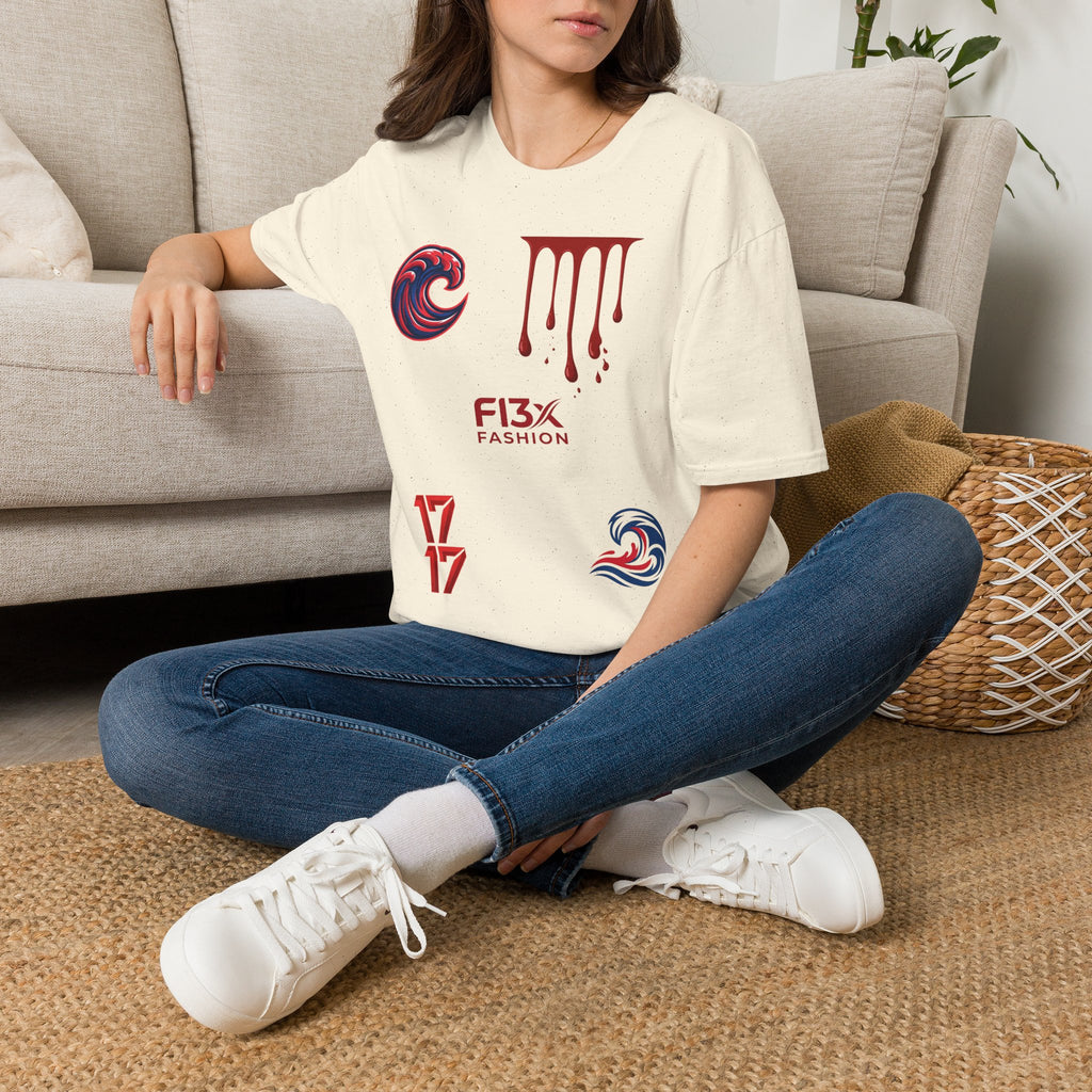 Graphic Tee — F13x Fashion Drip & Wave Design
