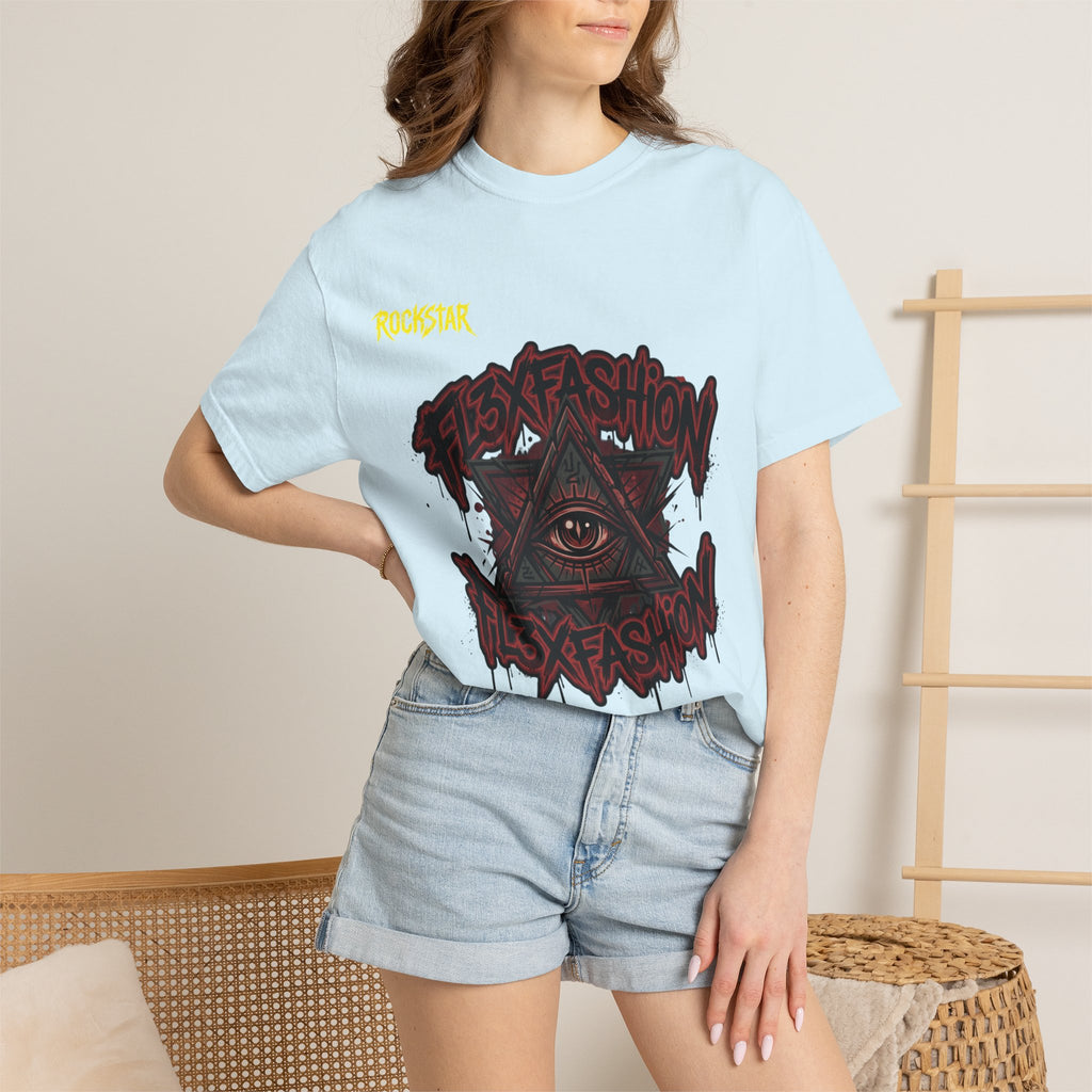 Graphic Tee — “Flex Fashion” All-Seeing Eye Streetwear T-Shirt