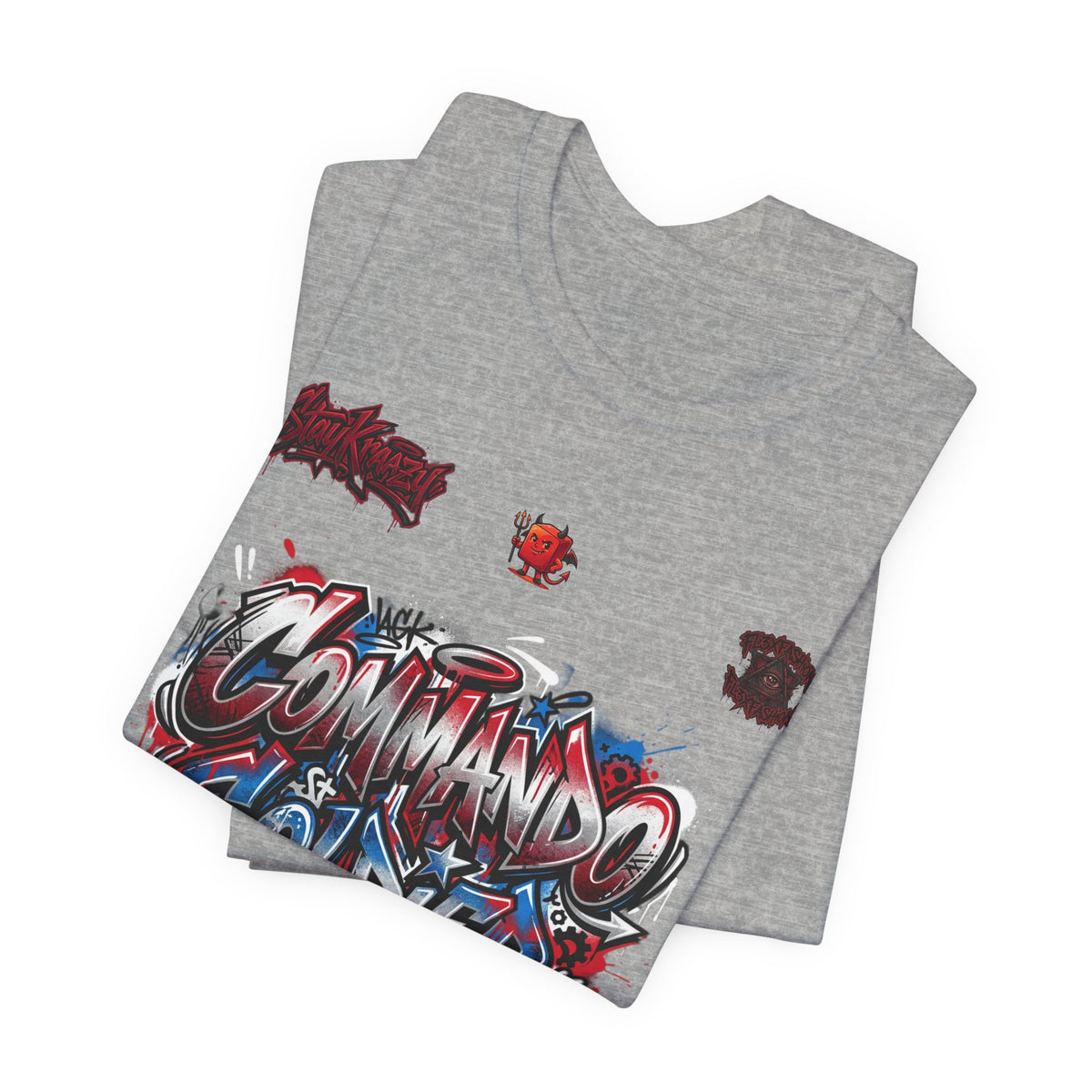Commando Soldier Graphic Tee — Military-Inspired Streetwear T-Shirt
