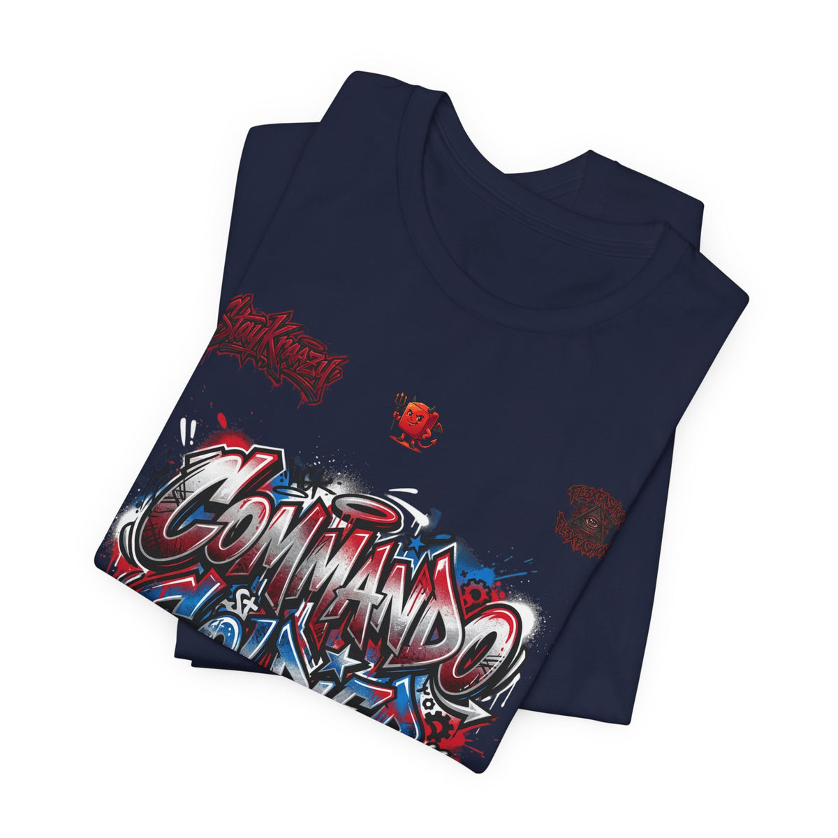 Commando Soldier Graphic Tee — Military-Inspired Streetwear T-Shirt