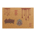 Doormat — Gothic Drip Welcome Mat with Illuminati Eye & Graffiti Accents