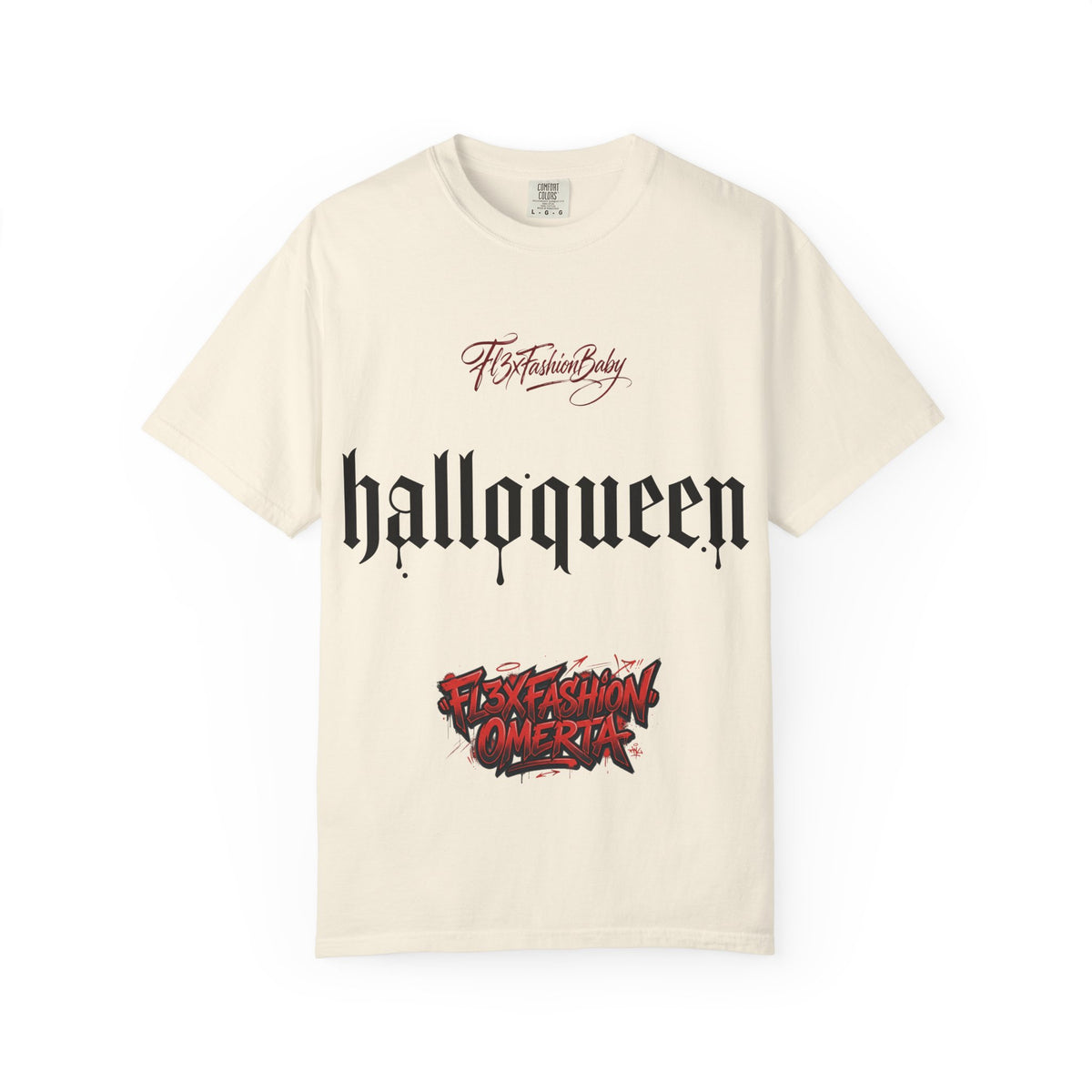 Halloqueen Graphic Tee — Gothic Halloween Party Shirt