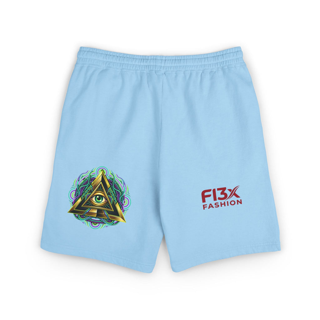 Graphic Fleece Sweat Shorts — Illustration Logo Casual Lounge Shorts