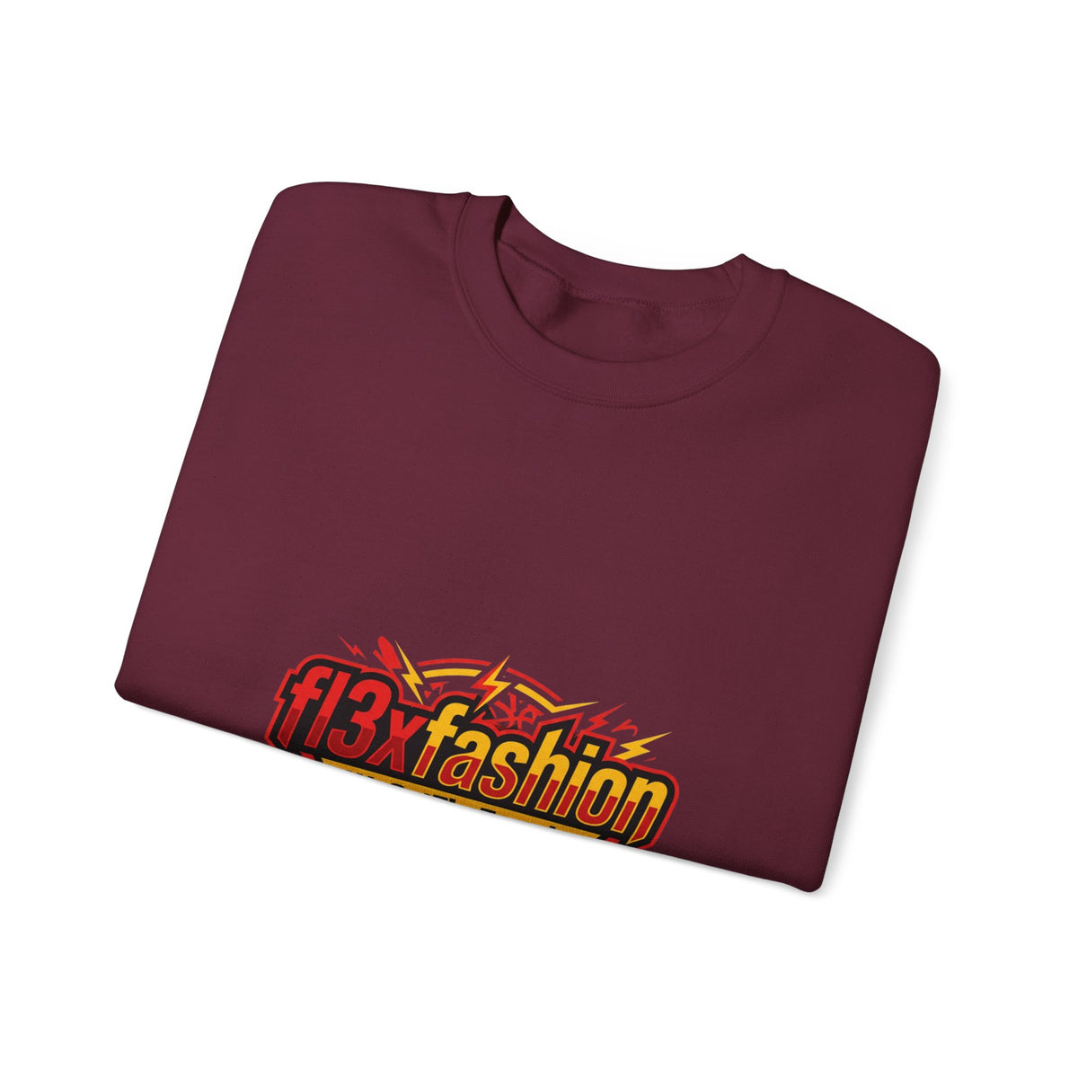 Logo Pattern Sweatshirt — fi3xfashion Graphic Crewneck