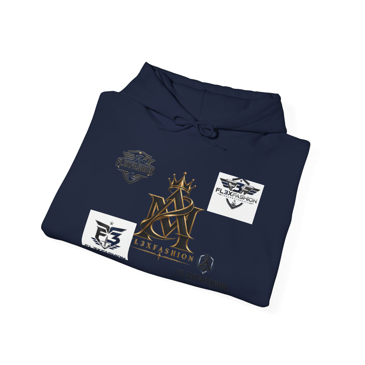 Logo Patch Hoodie — Streetwear Crest Graphic Pullover