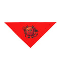 Cute Devil Pet Bandana – Red Halloween Dog & Cat Accessory