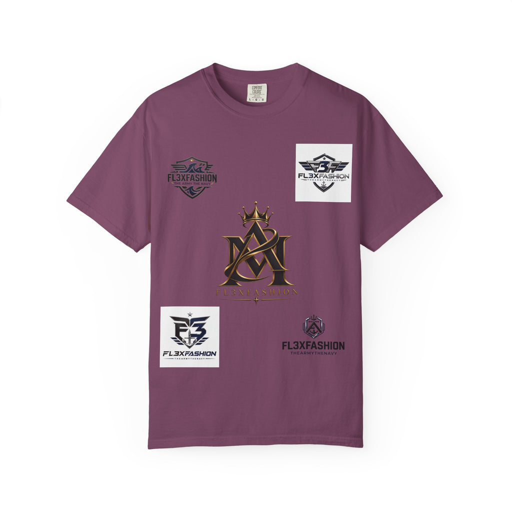 Graphic T-Shirt — Mythic Warrior Back Print with Crest Logos