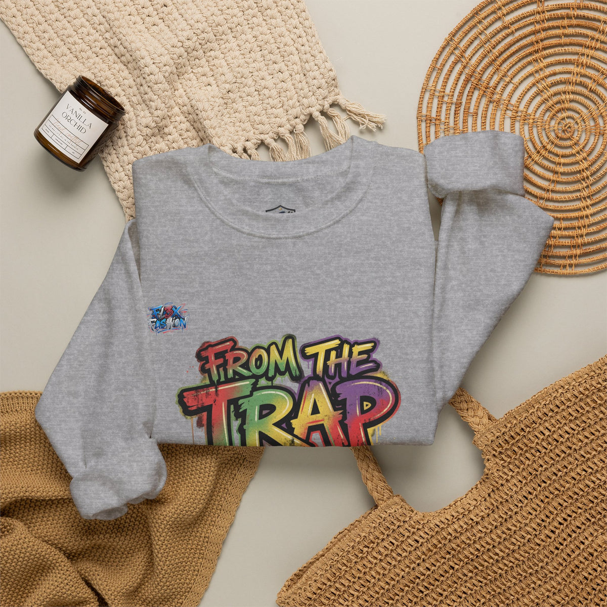 Graffiti "From the Trap to the Mob" Crewneck Sweatshirt