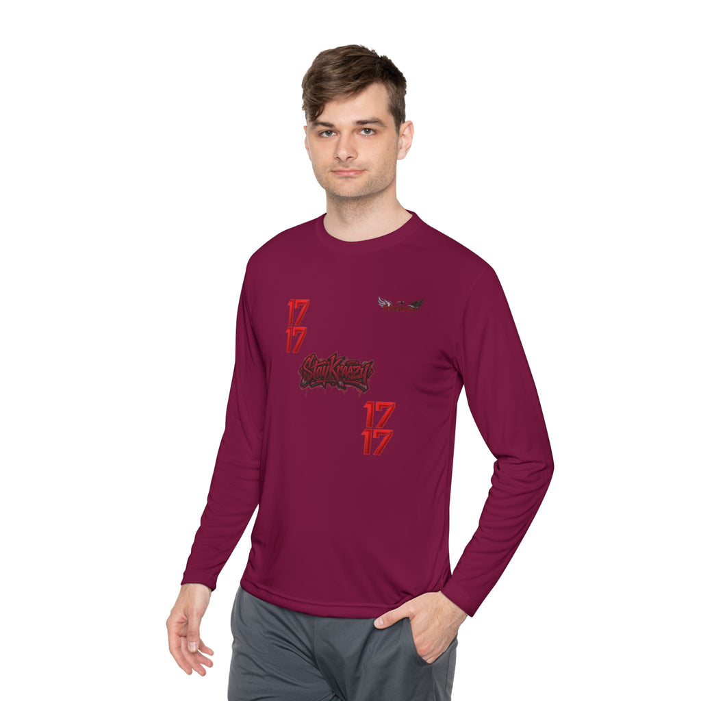 Drag Queen Portrait Long Sleeve Tee — Colorful Pop Art “17” Graphic