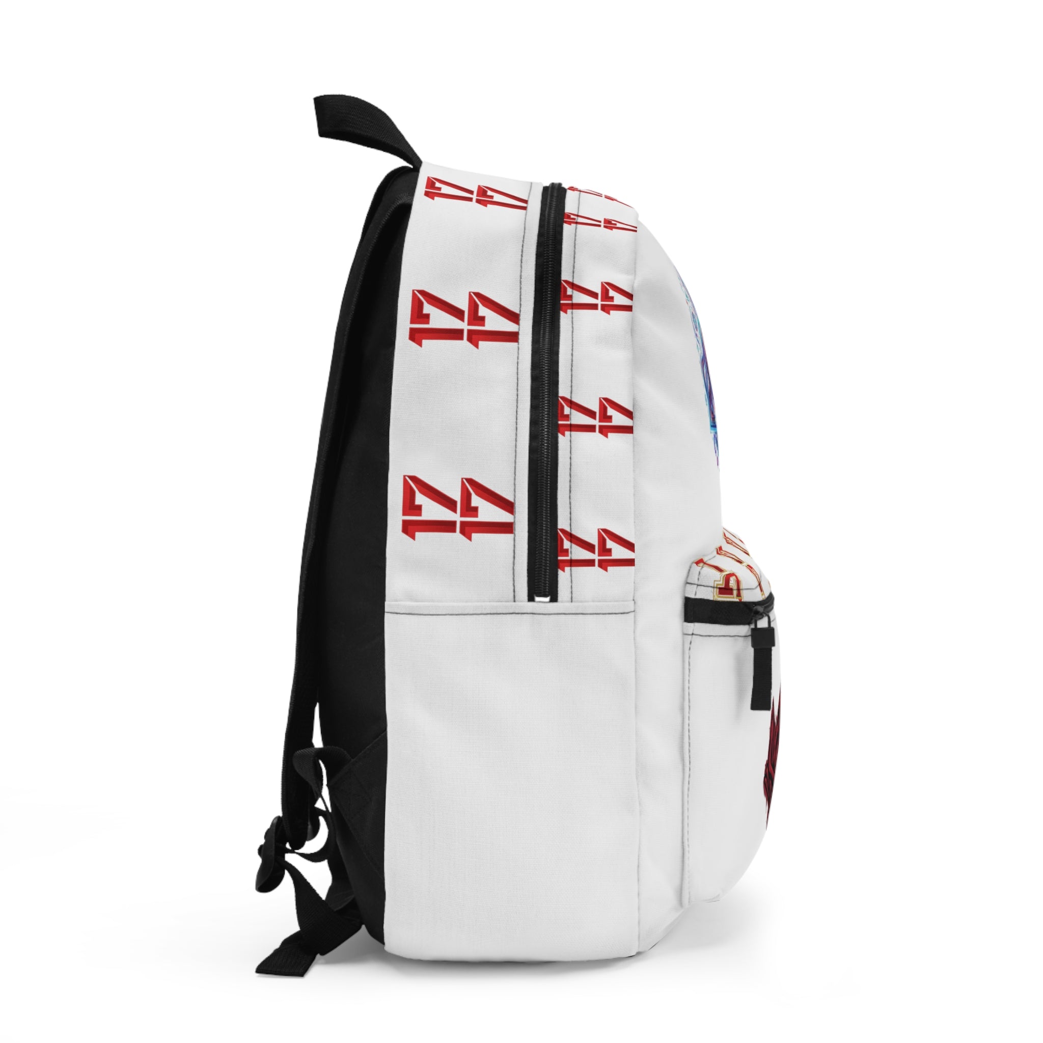 Backpack — Mystical All-Seeing Eye Graphic Backpack with "Stay Krazy" Street Art