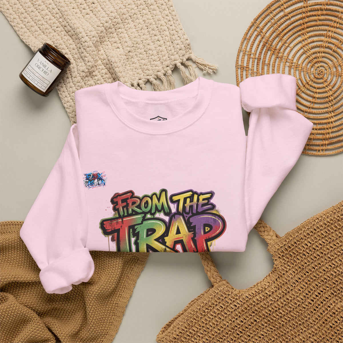 Graffiti "From the Trap to the Mob" Crewneck Sweatshirt