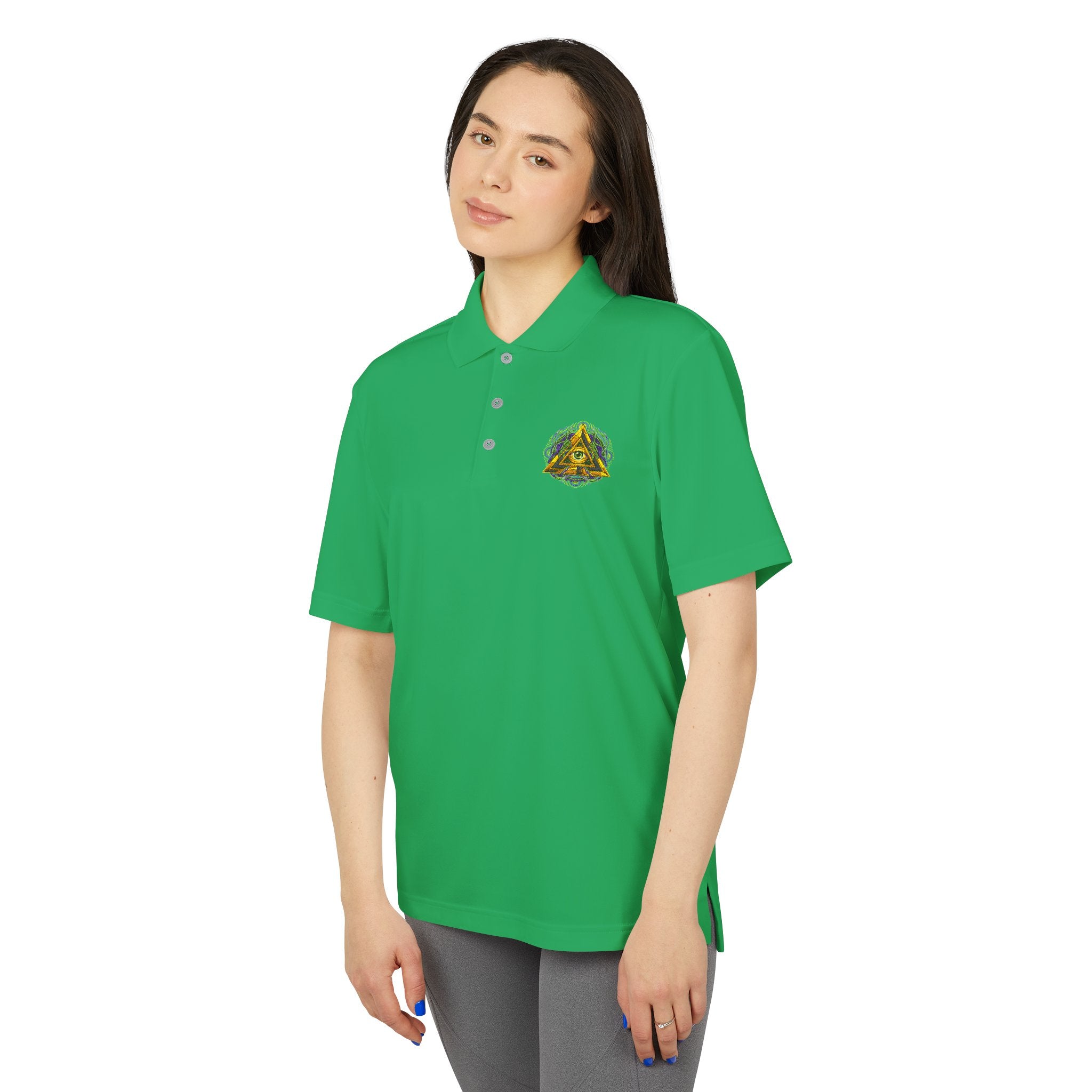 Pine Forest Crest Performance Polo