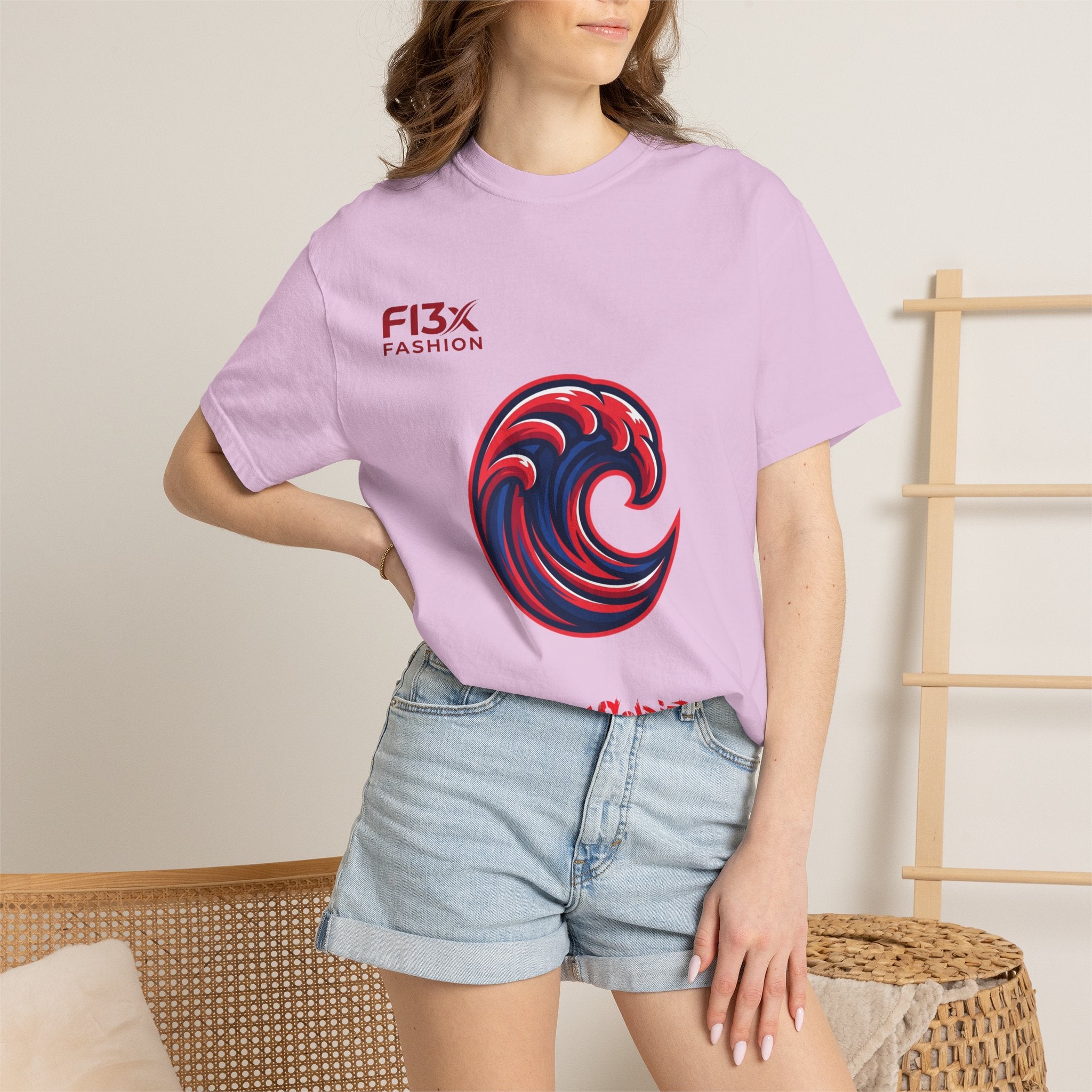 Wave Emblem T-Shirt — 'I'm A Soldier' Graphic Crew Tee