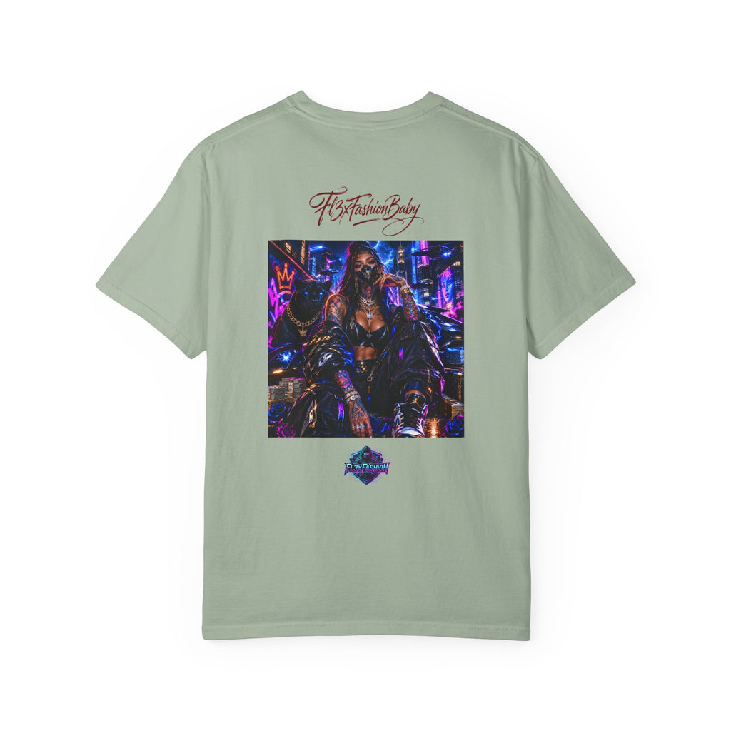 Cyberpunk Nightlife T‑Shirt — “The Fashion Baby” Graphic Tee