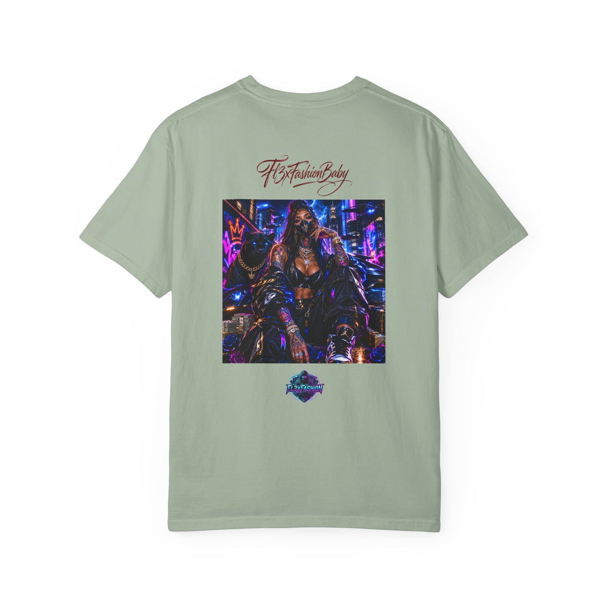 Cyberpunk Nightlife T‑Shirt — “The Fashion Baby” Graphic Tee