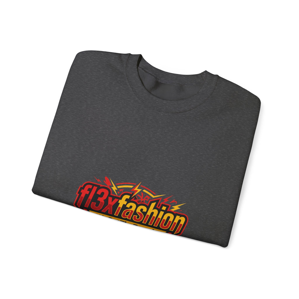 Logo Pattern Sweatshirt — fi3xfashion Graphic Crewneck