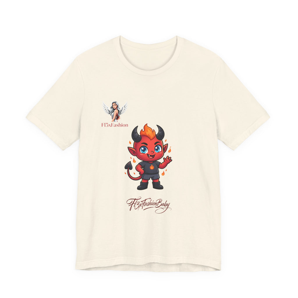 Cute Devil Character Tee — 'The Fashion Lady' Graphic T-Shirt
