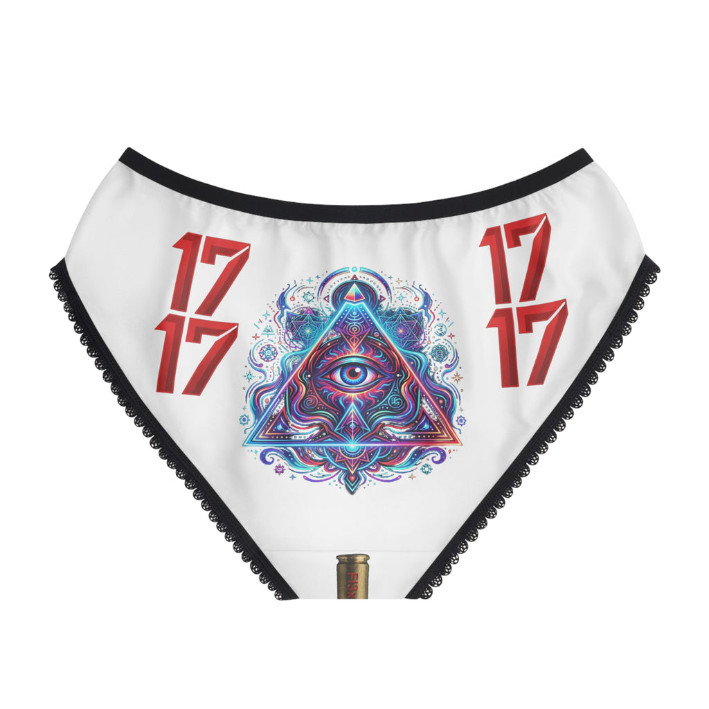 Psychedelic All-Seeing Eye Women's Briefs — 17/17 Bullet Accent