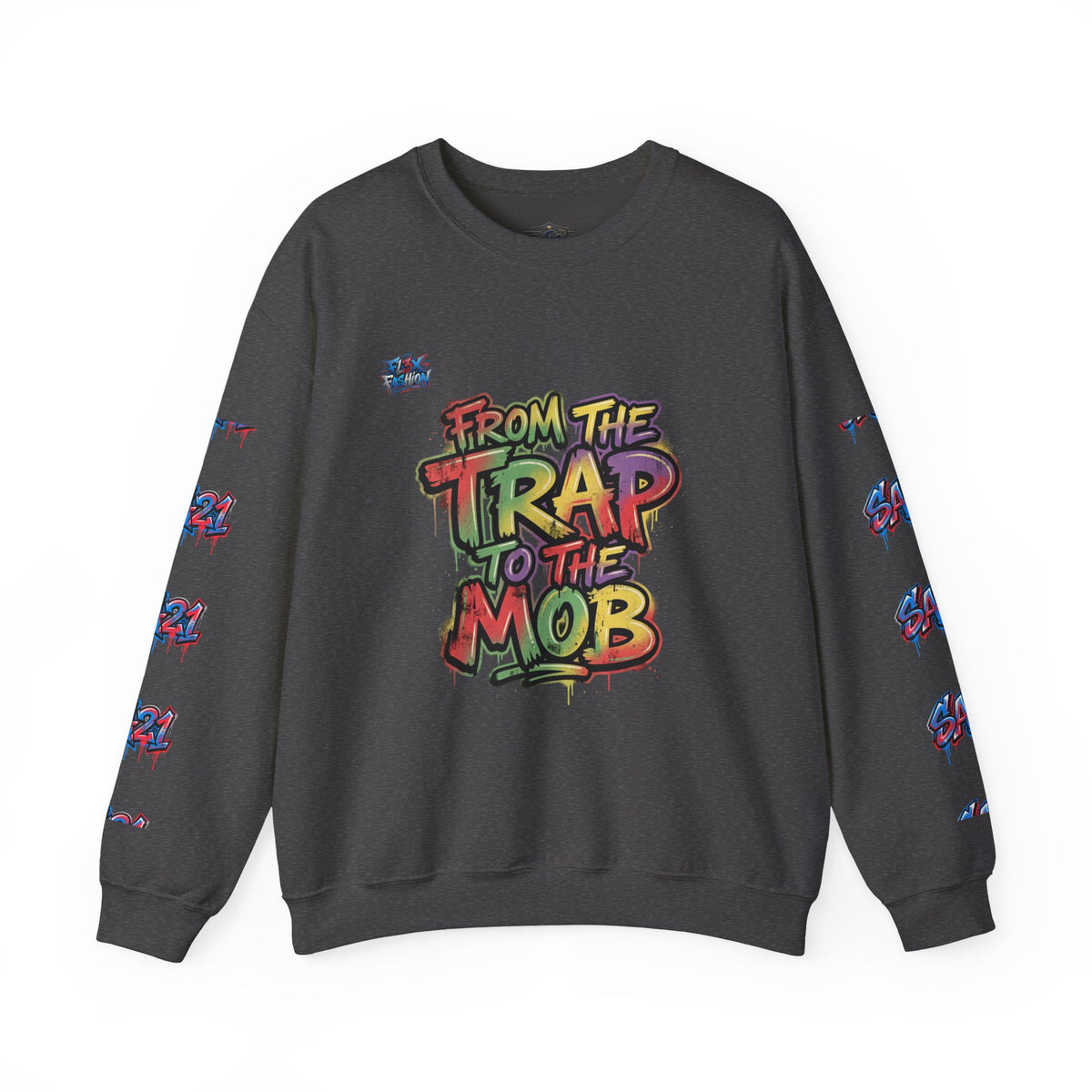 Graffiti "From the Trap to the Mob" Crewneck Sweatshirt