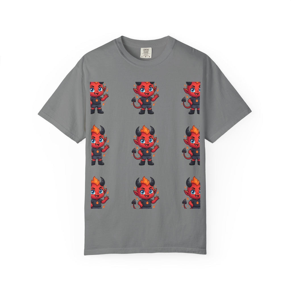 Illuminati Israel Pyramid T-Shirt with Devil Character Pattern