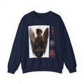Angel Wings Graphic Sweatshirt — Dark Gothic Anime Design with Japanese Text