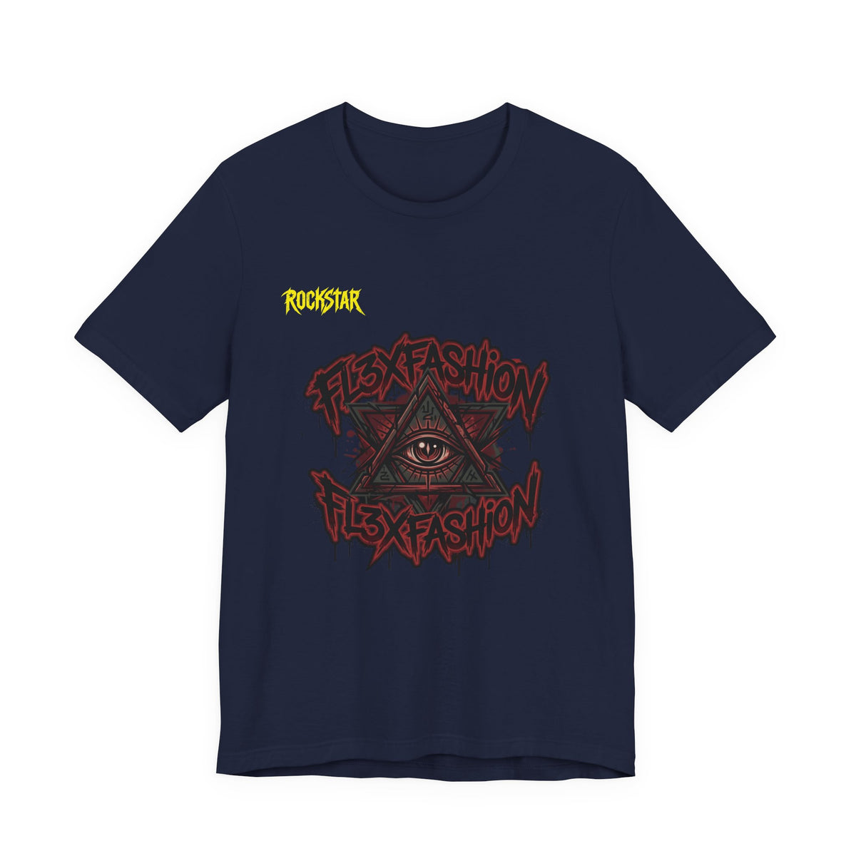 Graphic Tee — 'Flex Fashion' All-Seeing Eye Streetwear T-Shirt