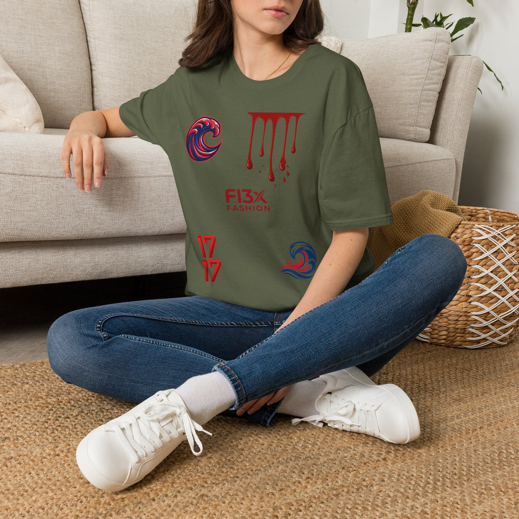 Graphic Tee — F13x Fashion Drip & Wave Design
