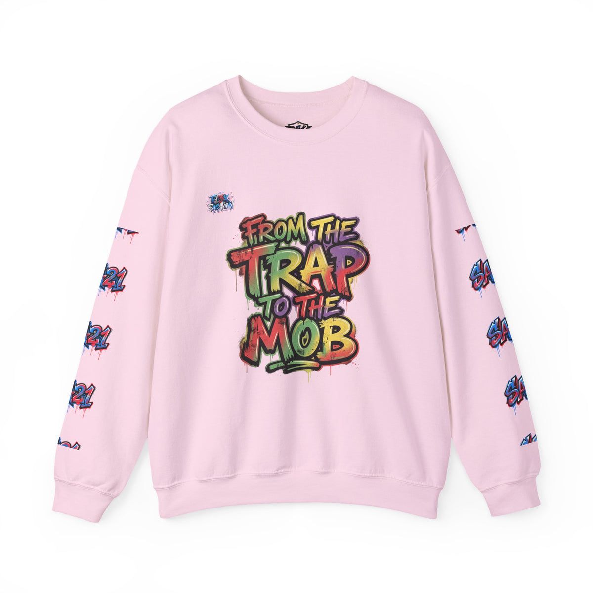Graffiti "From the Trap to the Mob" Crewneck Sweatshirt