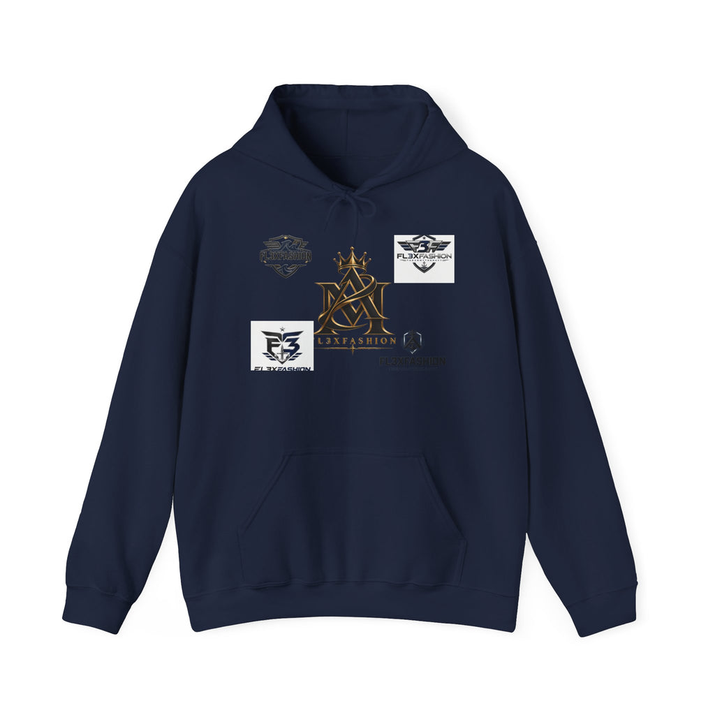 Logo Patch Hoodie — Streetwear Crest Graphic Pullover