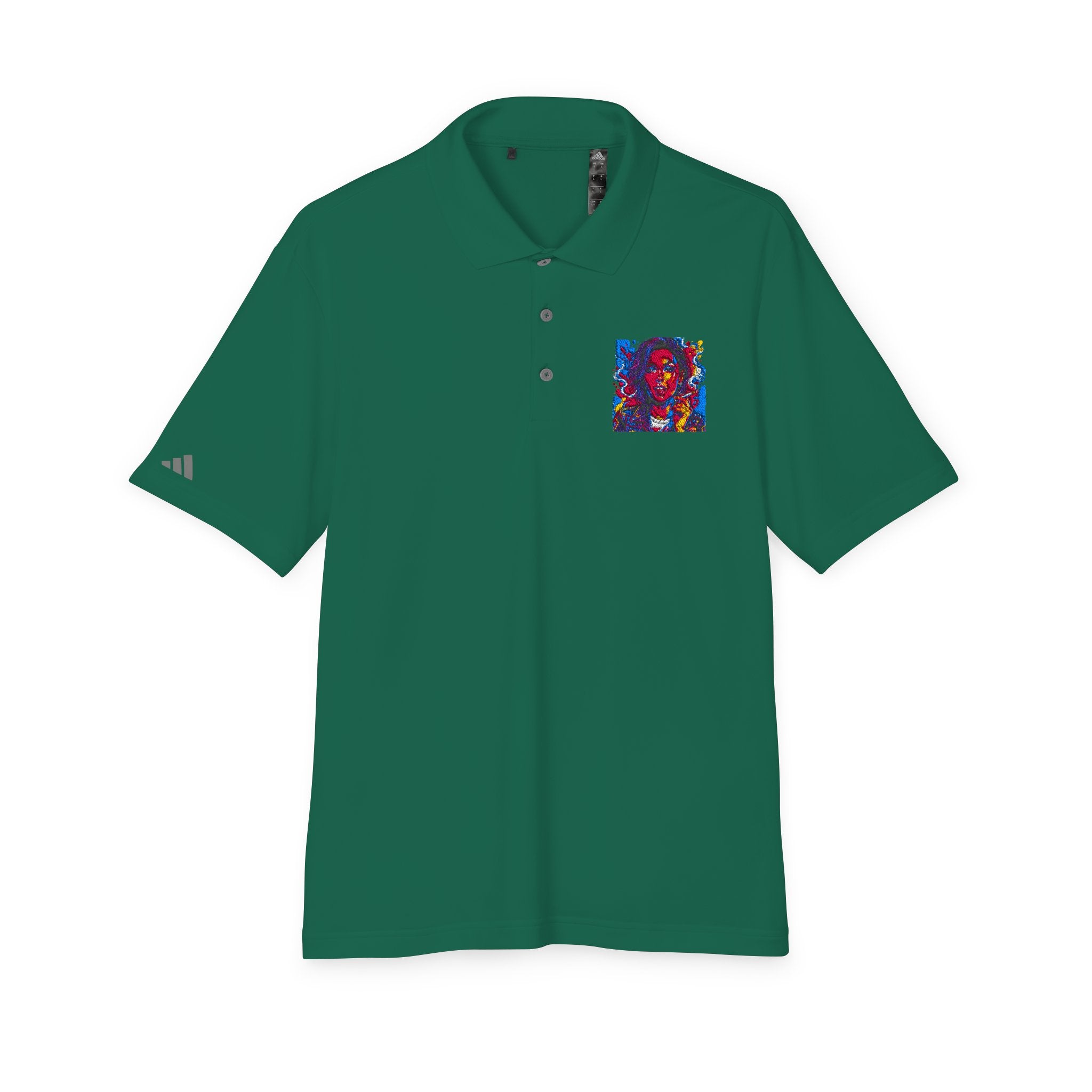 Abstract Color Portrait Polo Shirt