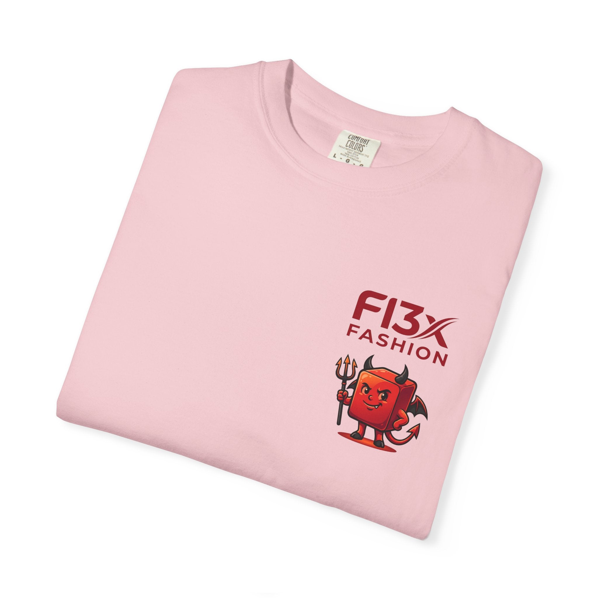 Graphic T-Shirt — Occult Pyramid Eye Design with 'Fix Fashion' Patch