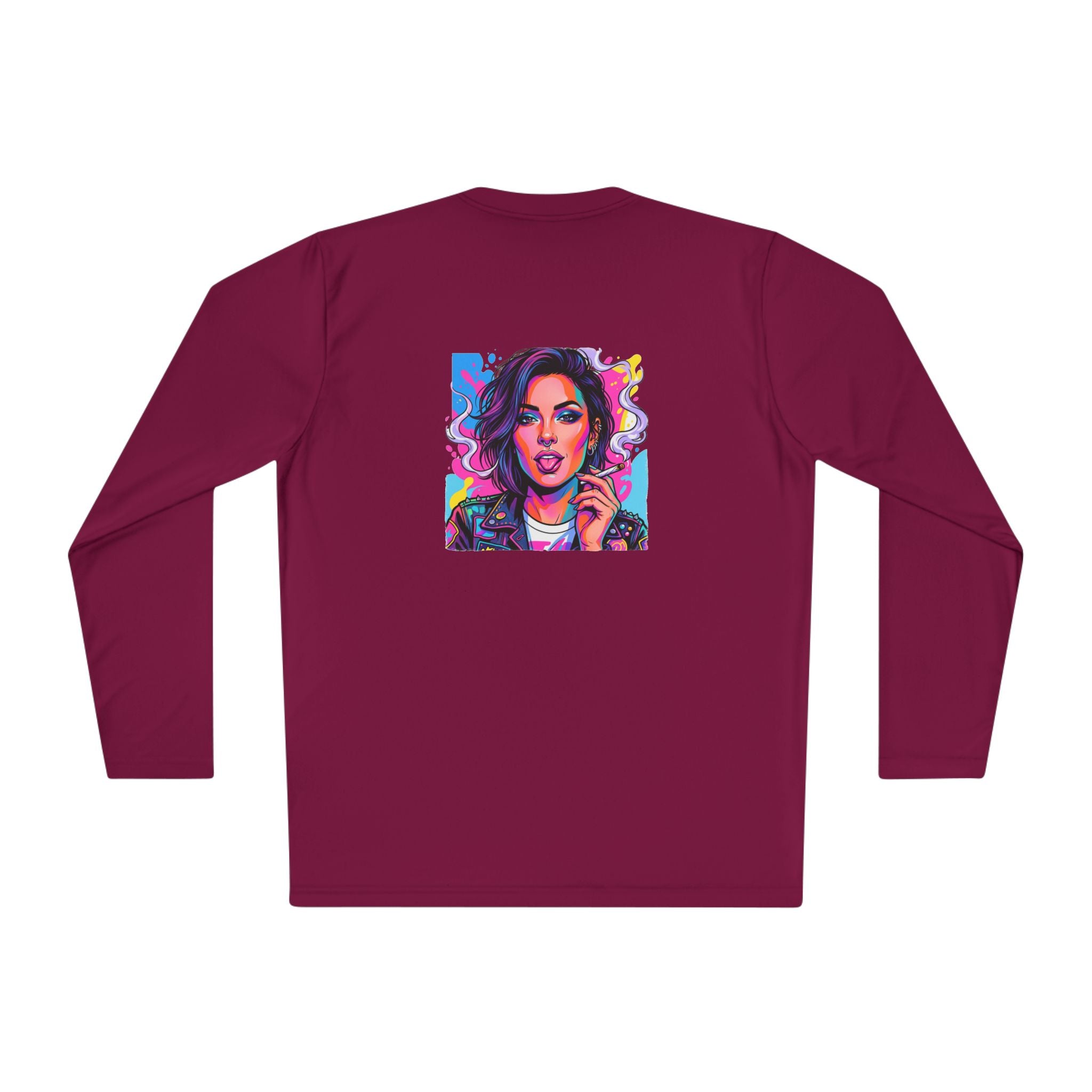 Drag Queen Portrait Long Sleeve Tee — Colorful Pop Art “17” Graphic