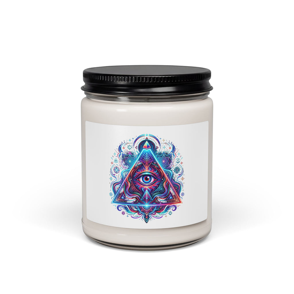 Mystic Third Eye Soy Candle — 9oz Scented Jar for Meditation & Spiritual Gifts