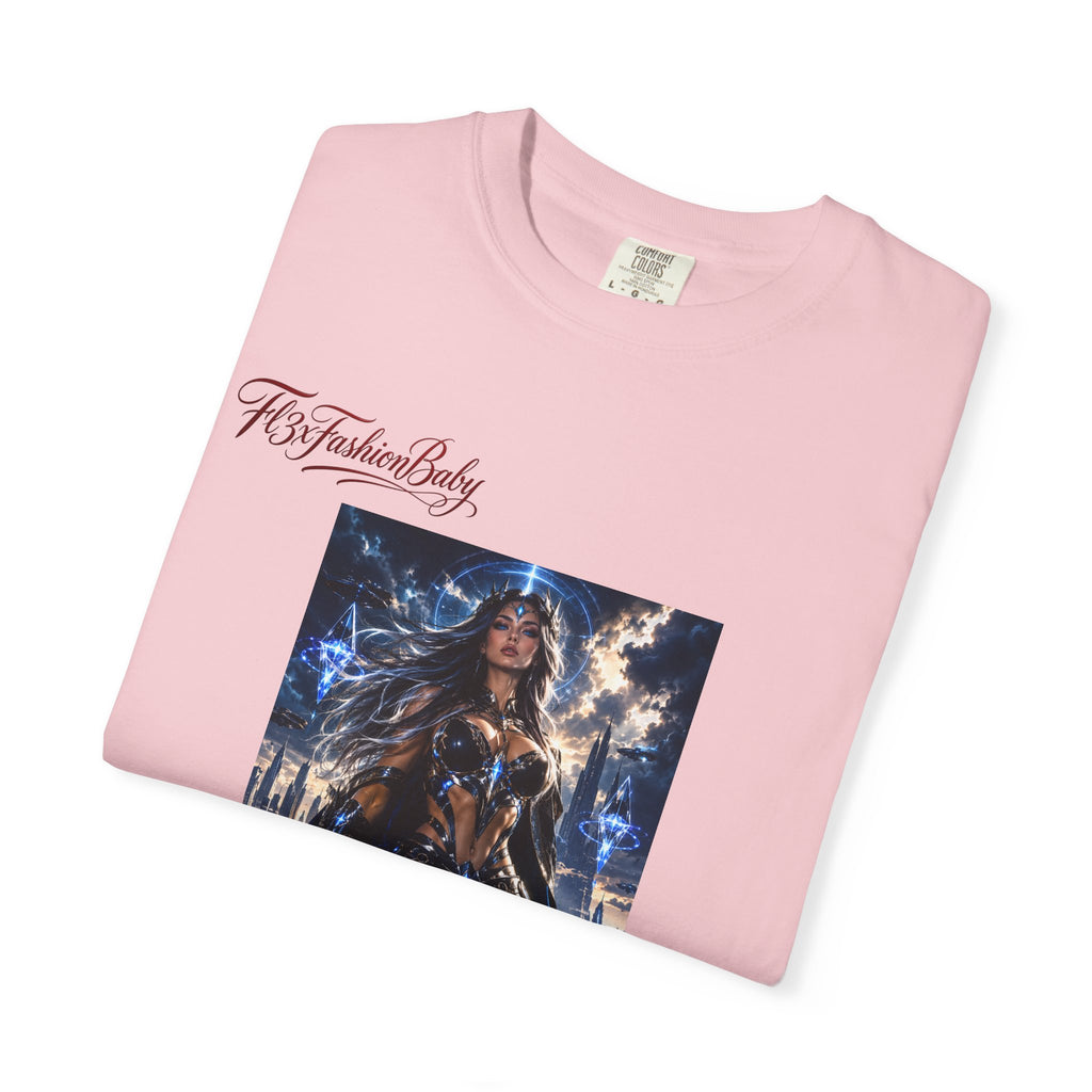 Fantasy Warrior Graphic T-Shirt — "FB7FashionBaby" Logo Tee