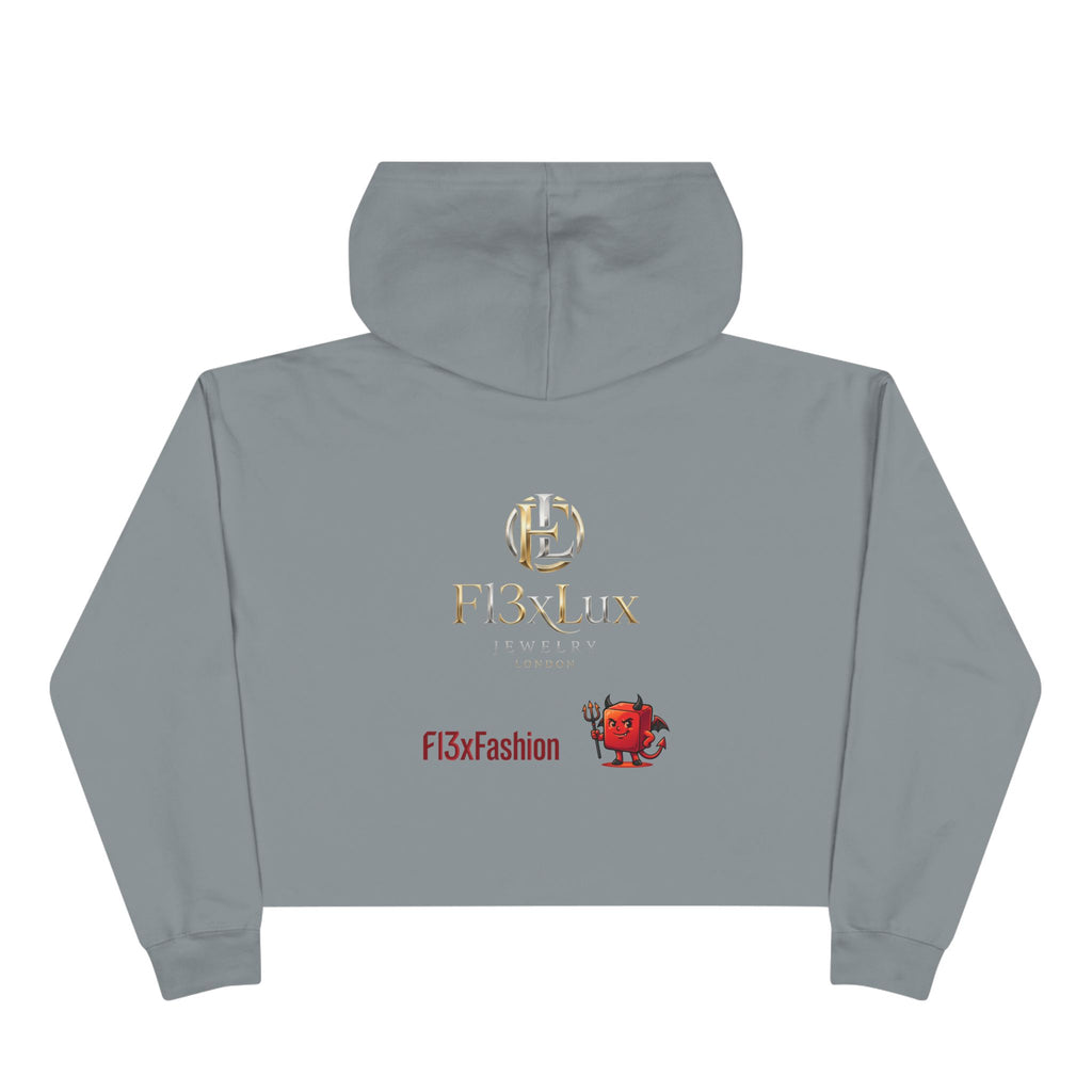 Phoenix Crop Hoodie — FI3x Fashion Logo Graphic