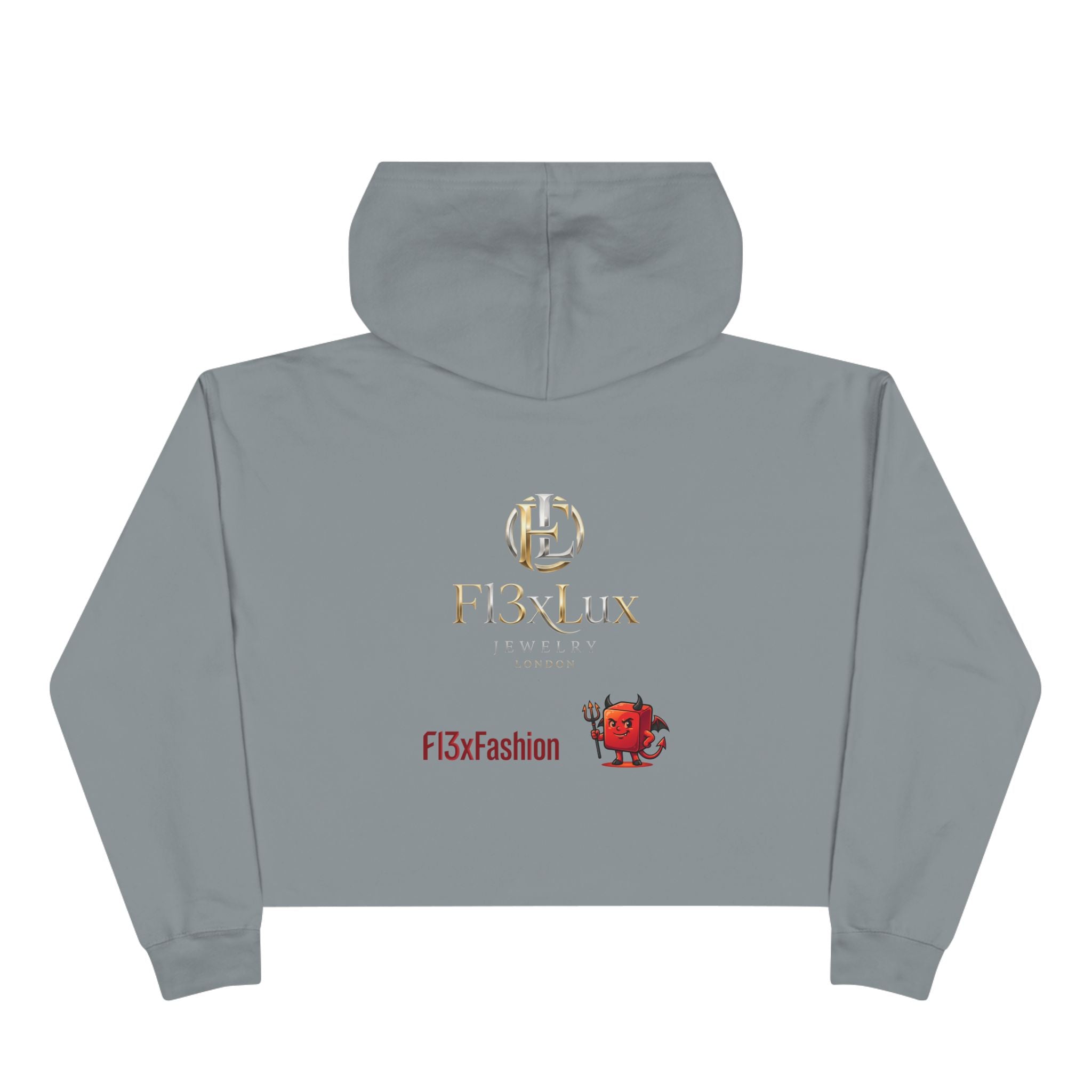 Phoenix Crop Hoodie — FI3x Fashion Logo Graphic