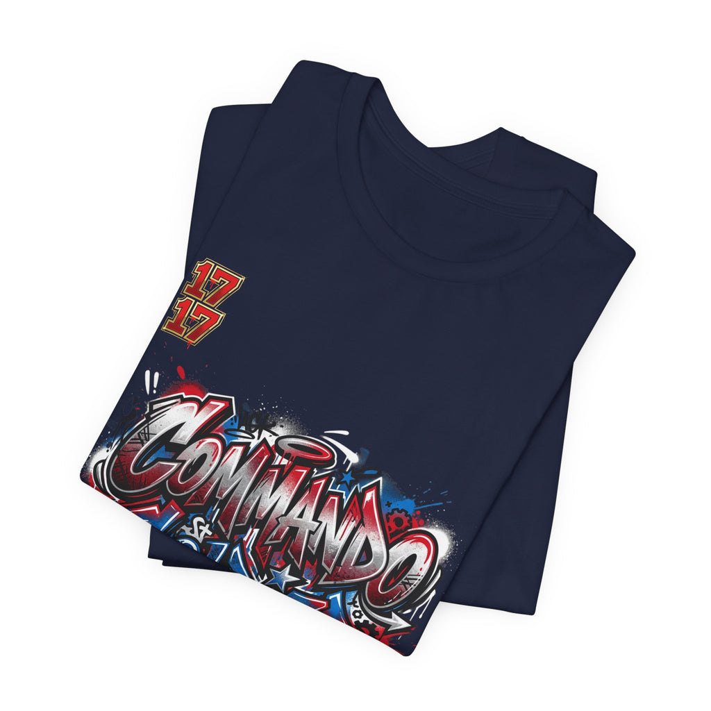 Commando Soldier Graffiti T‑Shirt — Urban Military Streetwear