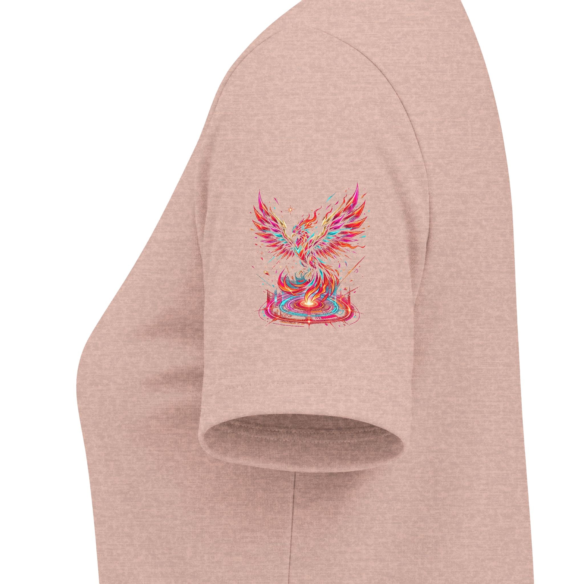 Women's V-Neck Tee — 'F13x Fashion' Floral Logo & Devil Graphic