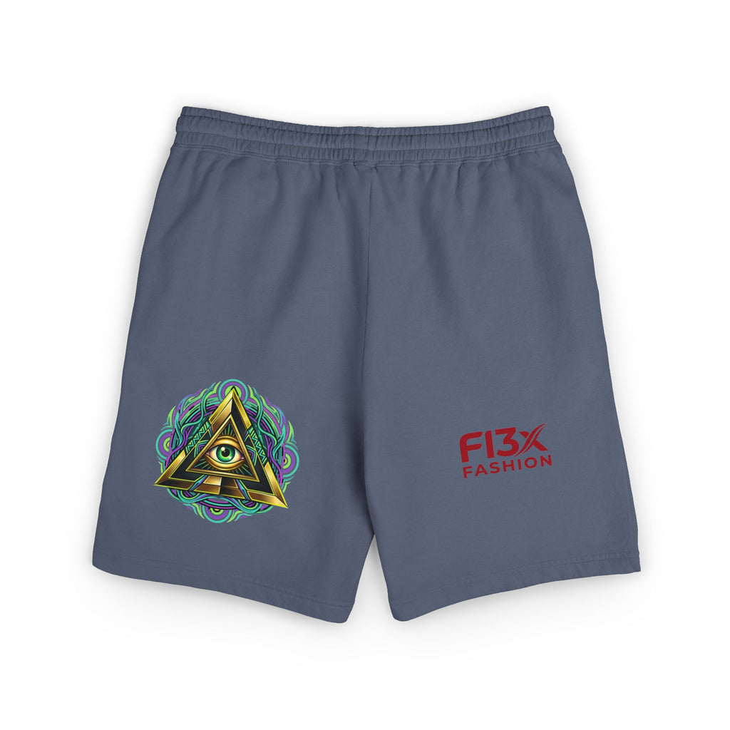 Graphic Fleece Sweat Shorts — Illustration Logo Casual Lounge Shorts