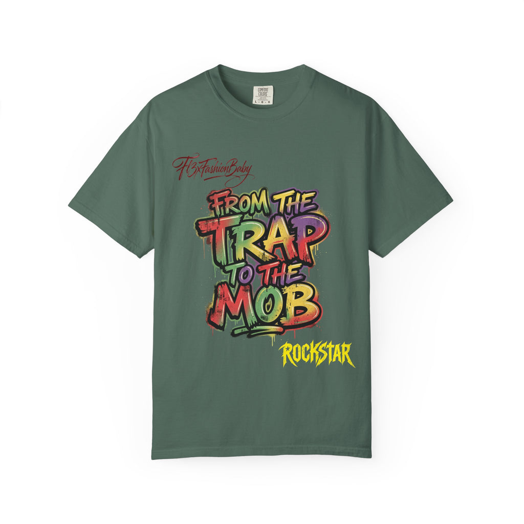 From the Trap to the Mob Graphic Tee — Streetwear Rap Culture T-Shirt
