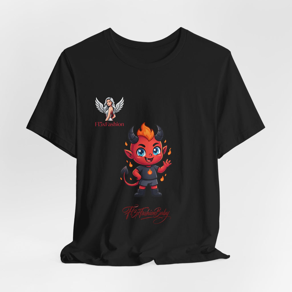 Cute Devil Character Tee — 'The Fashion Lady' Graphic T-Shirt