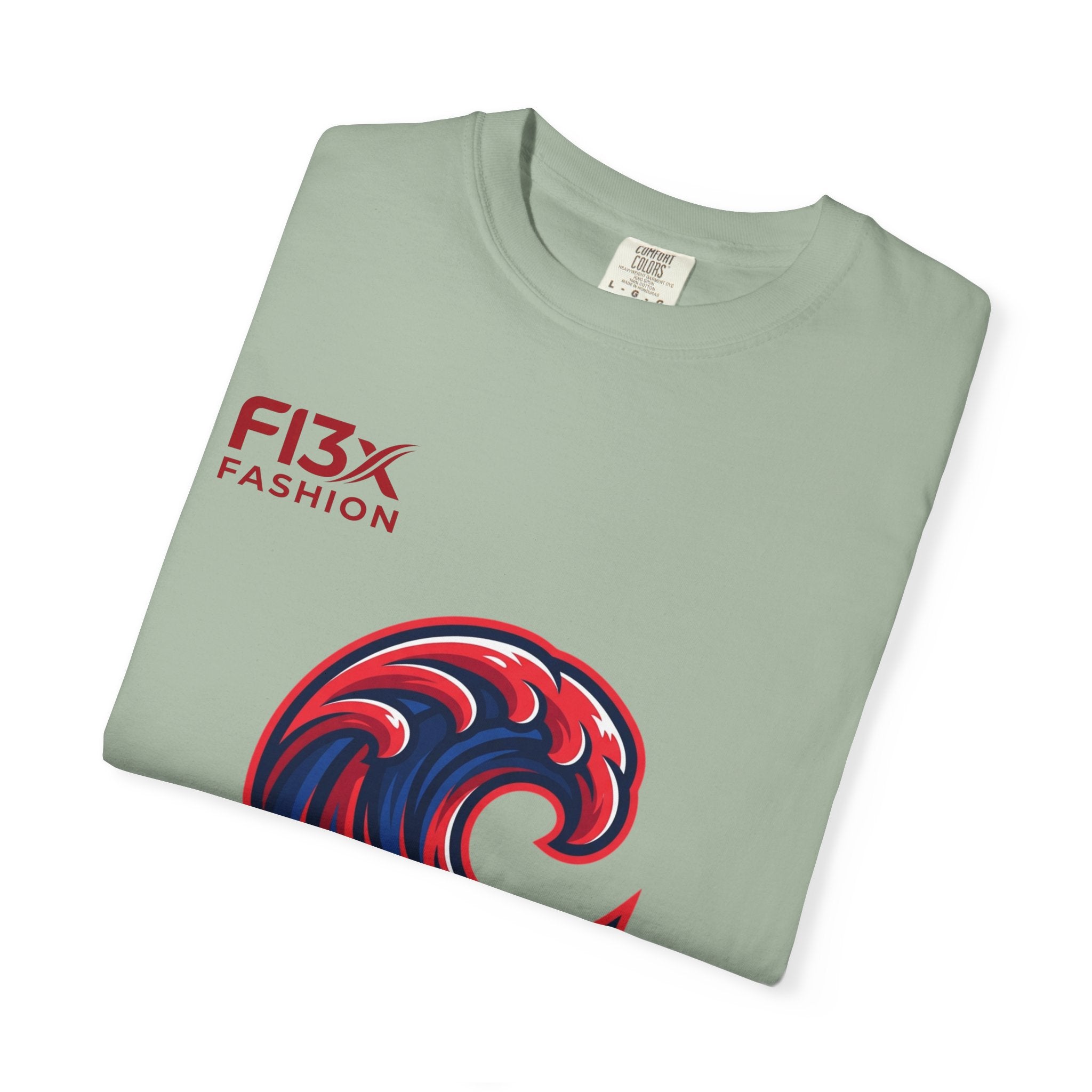 Wave Emblem T-Shirt — 'I'm A Soldier' Graphic Crew Tee