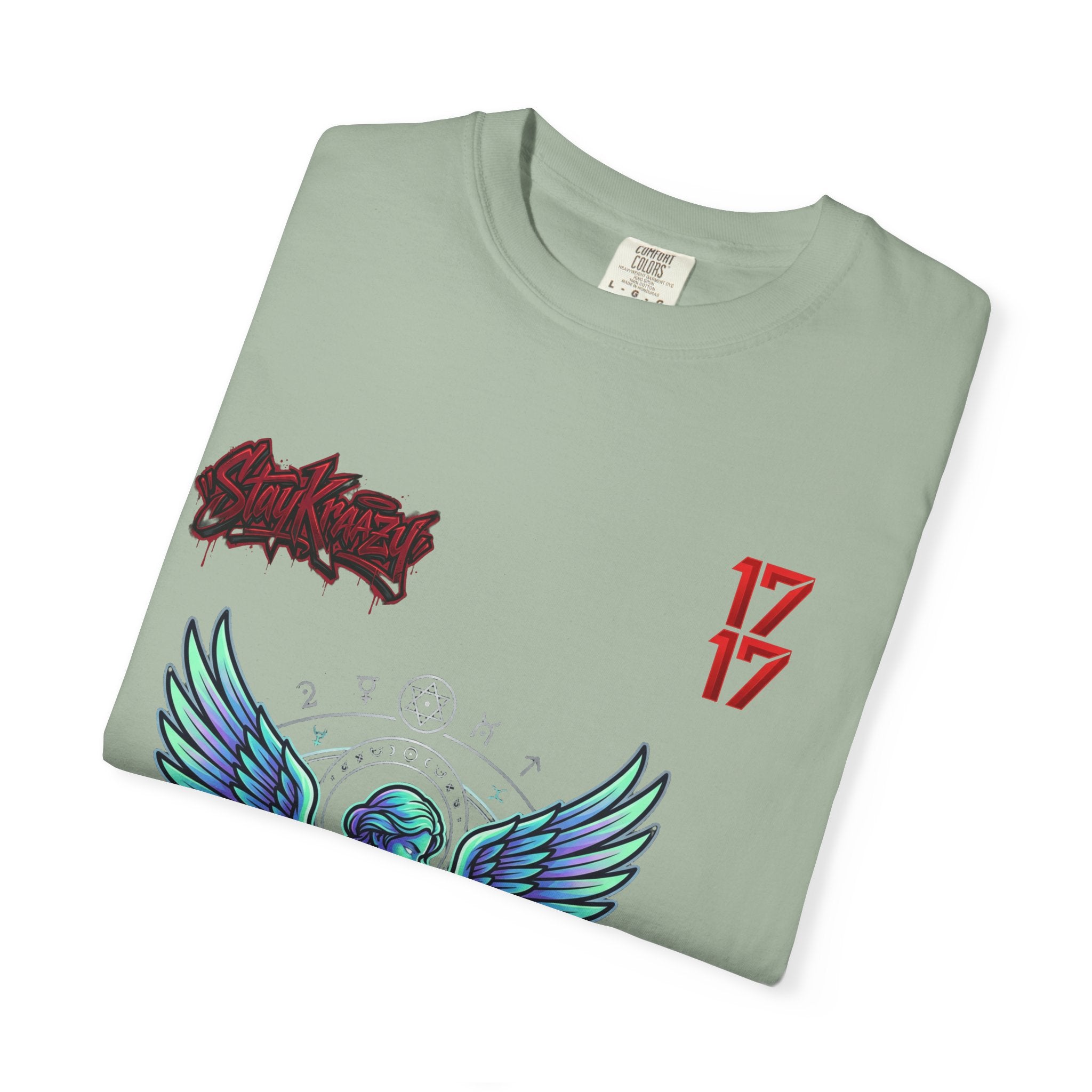 Angel & Devil Graphic T-Shirt — '24 Hours To Live' Streetwear