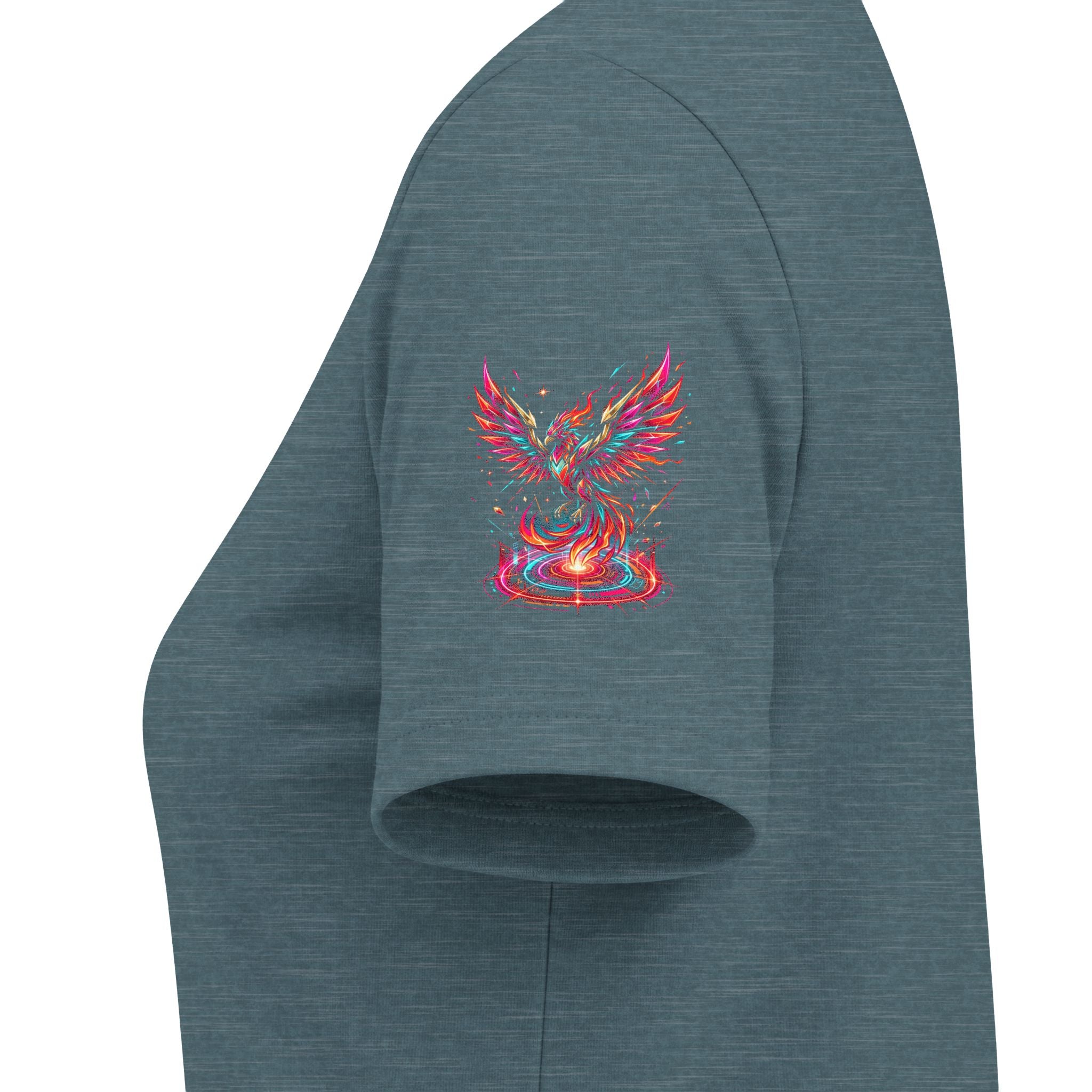 Women's V-Neck Tee — 'F13x Fashion' Floral Logo & Devil Graphic